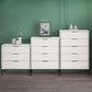 Modern Accent Chest with Soft Close Drawers 15.74" Wide Pine Chest