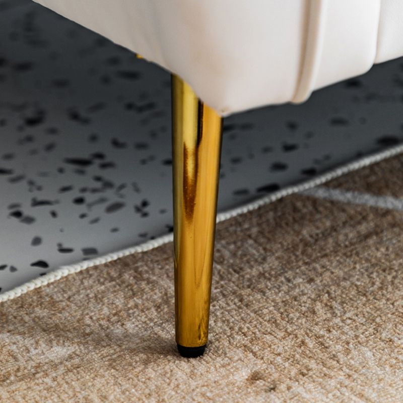 Contemporary 28.3" H Faux Leather Tuxedo Arm Sofa For Living Room