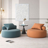 Faux Leather Chair Armless Solid Wood Frame Chair for Living Room Clearhalo 'Accent Chairs' 'accent_chairs' 'Chairs & Seating' 'furn' 'furn_accent_chairs' 'Furniture' 'Living Room Furniture' 1200x1200_79eb962f-4ac6-4f1b-b0ad-8cf2dded4463