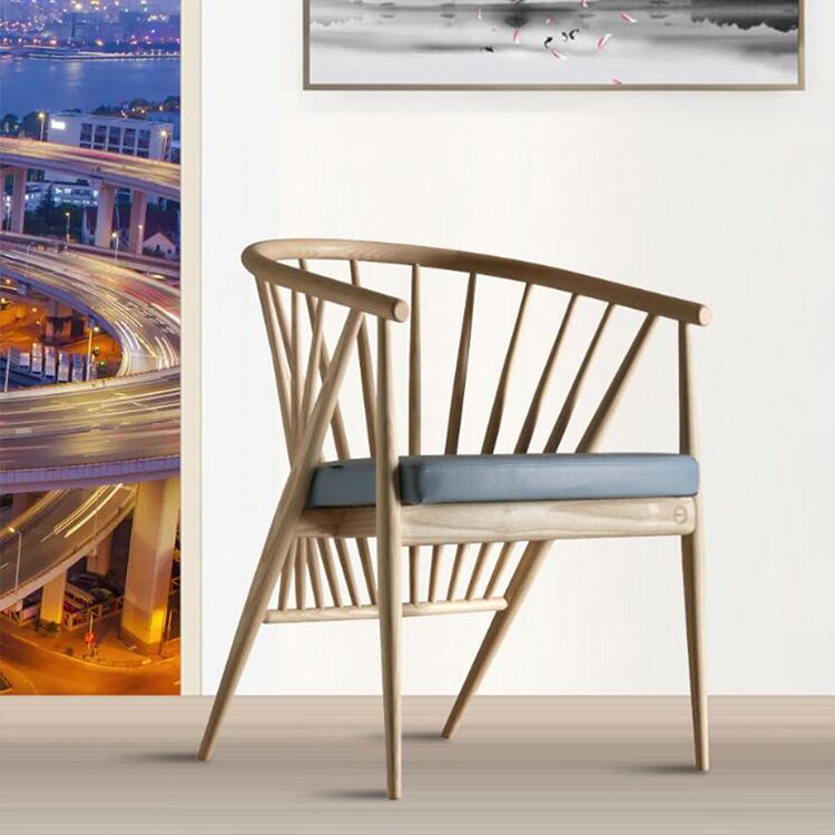 Traditional Style Wood Dining Chair Restaurant Windsor Back Arm Cushioned Chair Clearhalo ' kitchen&dining_furn' 'Dining Chairs' 'Dining Tables & Seating' 'dining_chair' 'furn' 'furn_dining_chair' 'Furniture' 'furniture_dining_chair' 'Kitchen & Dining Furniture' 'kitchen' 1200x1200_79ed779a-d5dd-497e-9542-3bc55ebb1555