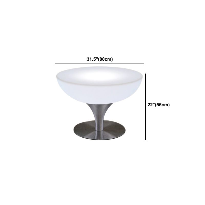 Polyethylene Round Table Industrial Style Restaurant Nightclub Lighting Bar Table Clearhalo 'Bar Furniture' 'Bar Tables' 'bar_tables' 'furn' 'furn_bar_tables' 'Furniture' 'Kitchen & Dining Furniture' 1200x1200_79ed973d-2420-4785-baad-f35849c616ce
