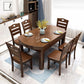 Contemporary Dinner Table Wood 4 Legs Dining Room Table for Home