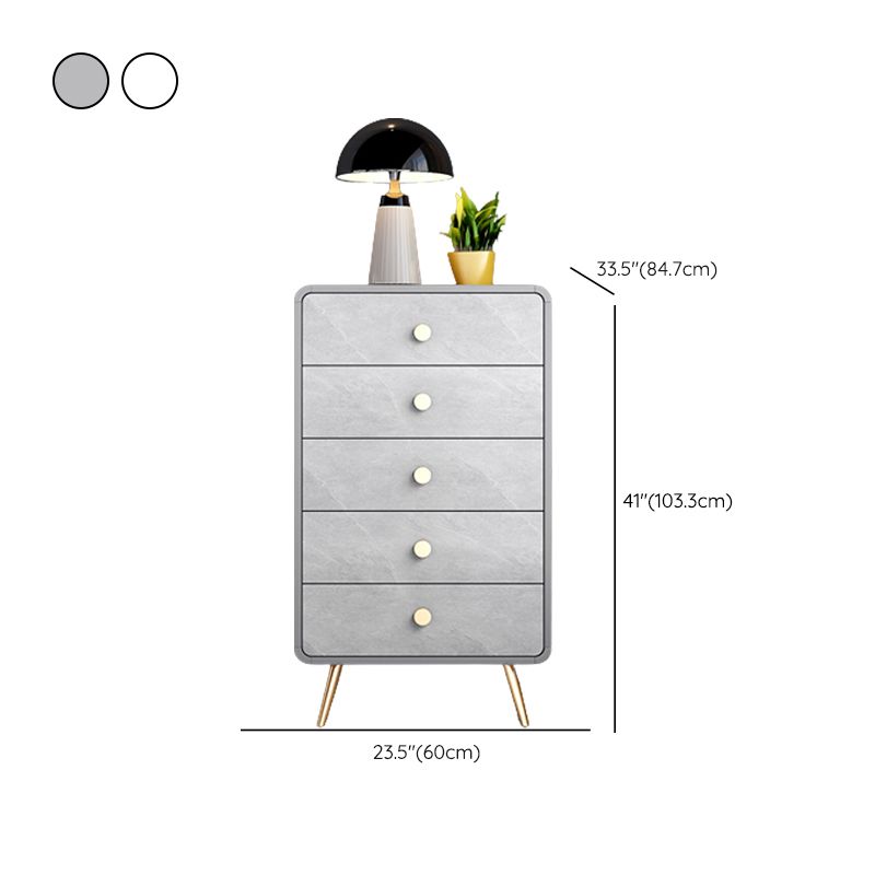 Glam Kommode aus Holz mit 3/4/5 Schubladen