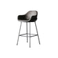 Nordic Iron Low Back Barstool Simple Indoor Tall Stool with Upholstered, 1 Piece Clearhalo 'Bar Furniture' 'Bar Stools' 'bar_stools' 'furn' 'furn_bar_stools' 'furniture_bar_stools' 'Kitchen & Dining Furniture' 'kitchen&dining_furn' 'kitchen' 'kitchen_furn' Furniture' 1200x1200_79f03a81-0786-4734-ab96-29522ef24f4d