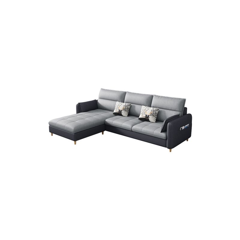 79.92"D x 56.3"W x 33.46"H 3-Seat Cushion Back Tufted Sectional with Storage Clearhalo 'furn' 'furn_sectionals' 'Furniture' 'furniture_sectionals' 'kitchen' 'kitchen_sectionals' 'Living Room Furniture' 'Sectionals' 1200x1200_79f2aae6-1103-44e5-b5f5-f74c92fe55a7
