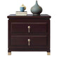 Traditional Drawer Storage Accent Table Nightstand 2 Drawers Bed Nightstand