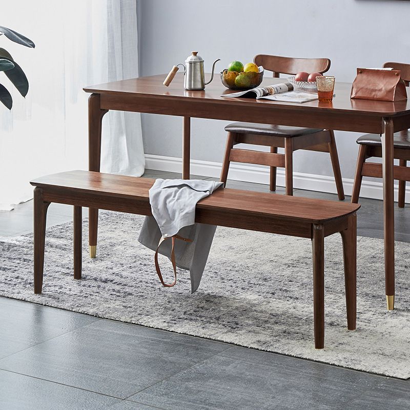 Rectangle 11.8" Wide Entryway Bench Modern Solid Wood Bench in Pine Clearhalo 'Benches' 'Chairs & Seating' 'furn' 'furn_benches' 'Furniture' 'Living Room Furniture' 1200x1200_79f2cff6-08e1-4a3a-922a-234931f29f7e