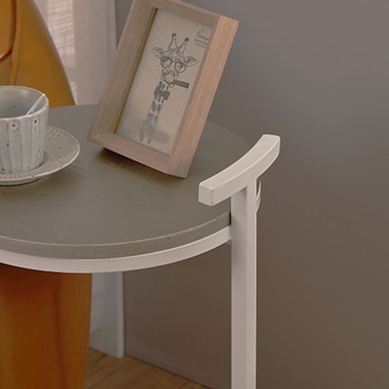 27.5" Tall Iron C Side Table Round Wood Side End Table for Living Room Clearhalo 'Coffee & Accent Tables' 'End & Side Tables' 'end_side_table' 'end_side_tables' 'furn' 'furn_end_side_tables' 'Furniture' 'furniture_end_side_table' 'Living Room Furniture' 1200x1200_79f506b4-599f-4494-b3b8-740c17c63111