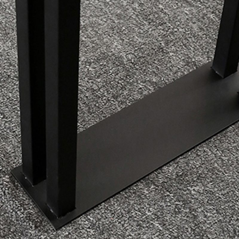 Tavolo da bar in stile industriale finto rettangolo di bistrot bar con base a slitta