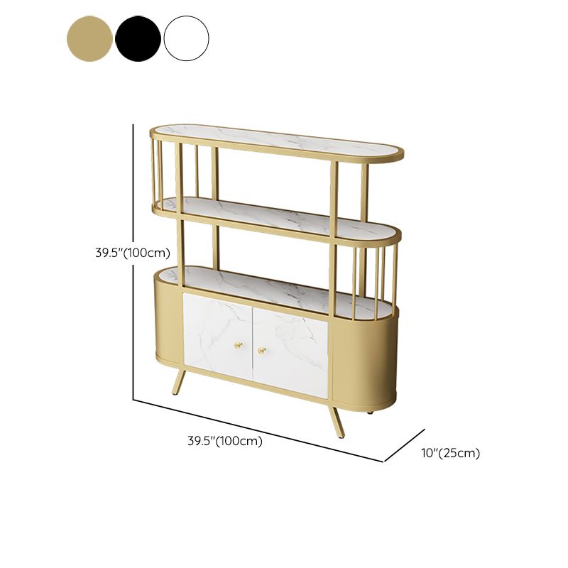 Libris de style moderne ouvri de bibliothèque en métal pour salle d'étude