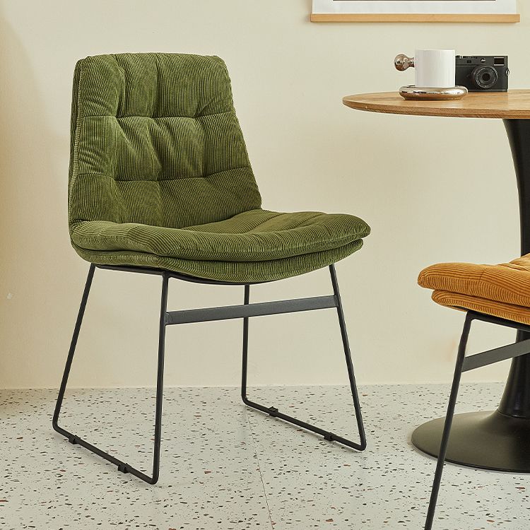 Contemporary Style Dining Room Chairs Kitchen Dining Arm Chairs with Metal Legs Clearhalo ' kitchen&dining_furn' 'Dining Chairs' 'Dining Tables & Seating' 'dining_chair' 'furn' 'furn_dining_chair' 'Furniture' 'furniture_dining_chair' 'Kitchen & Dining Furniture' 'kitchen' 1200x1200_79fd52ea-b99a-4288-aefe-73e9347421ce