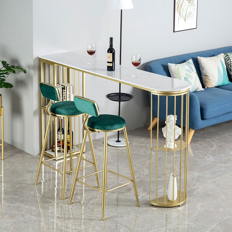 Modern Style Upholstered Counter Stool Bar-height Bar Stool with Footrest Clearhalo 'Bar Furniture' 'Bar Stools' 'bar_stools' 'furn' 'furn_bar_stools' 'Furniture' 'Kitchen & Dining Furniture' 1200x1200_79fe2899-5965-4828-9b75-49718fa5bf60
