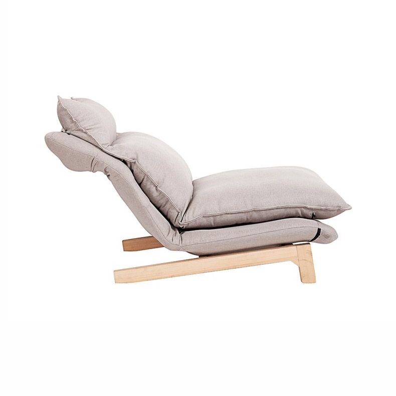 Recliner standard di colore solido 31,49 "sedia a reclinabile larga con ottomana