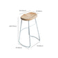 Contemporary Armless Bar Stools Wood Barstools with Footrest Clearhalo 'Bar Furniture' 'Bar Stools' 'bar_stools' 'furn' 'furn_bar_stools' 'Furniture' 'Kitchen & Dining Furniture' 1200x1200_7a011a6b-51a0-4dfa-b75c-0aeb07d54ad4