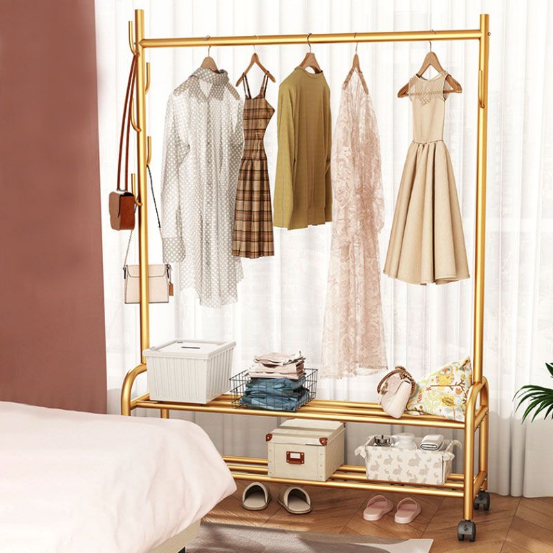 Modern Coat Rack Hanging Rail Storage Shelving and Hooks Coat Hanger Clearhalo 'Entry & Mudroom Furniture' 'furn' 'furn_hall_tree_coat_racks' 'Furniture' 'Hall Trees & Coat Racks' 'hall_tree_coat_racks' 1200x1200_7a02e65f-136b-4b6c-8781-a5fe469a02c9