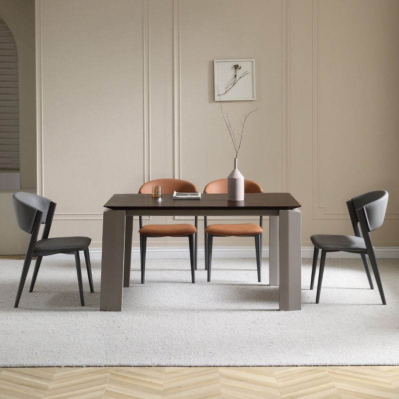 Contemporary Kitchen Dining Chairs Open Back Dining Side Chair Clearhalo 'Dining Chairs' 'Dining Tables & Seating' 'dining_chair' 'furn' 'furn_dining_chair' 'Furniture' 'Kitchen & Dining Furniture' 1200x1200_7a070372-de48-4878-9996-3e3bbdc913fa