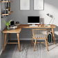 Industrial Office Desk Massivholz L-Form Schreibschalter für Schlafzimmer