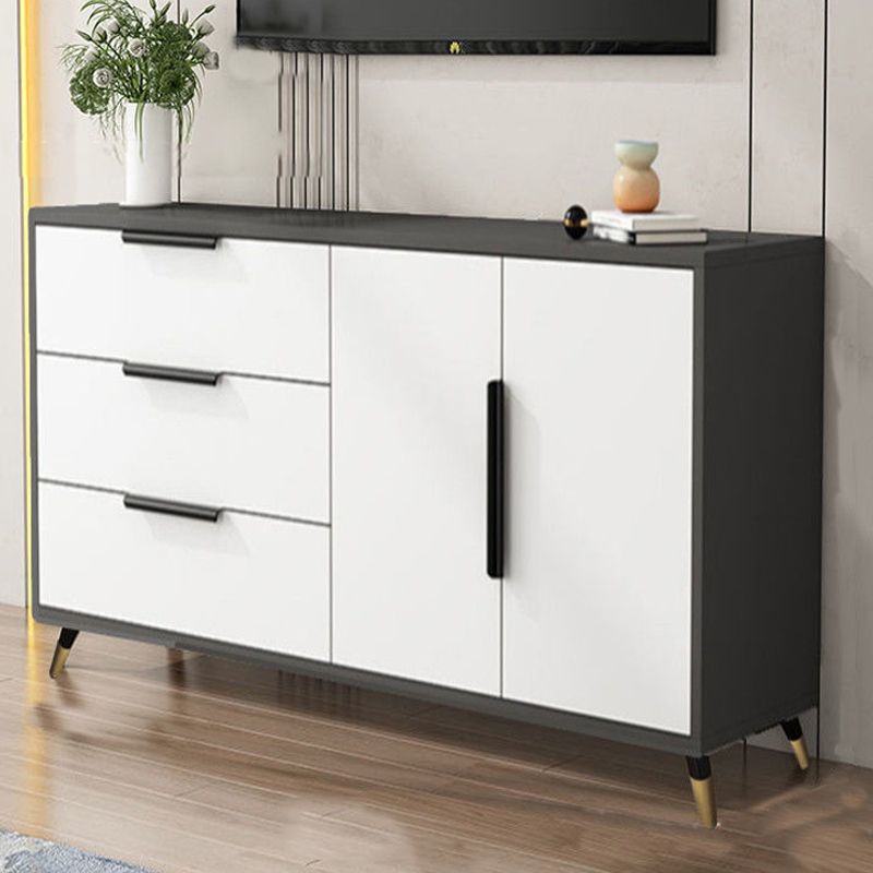 MODERNO MEDIA TV in legno Stand 16 "W x 27,5" H Stand TV di archiviazione chiuso con mobile