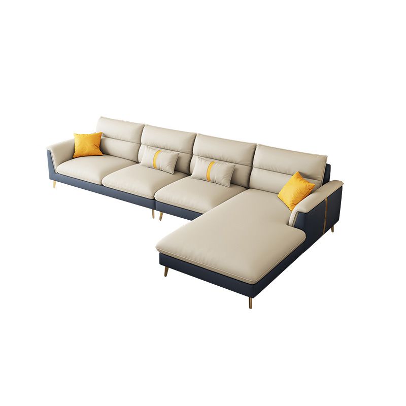 Klappe Armlehnenpolsterungssofa Bett weiße Imitation Ledermahlholz -Rahmensofa