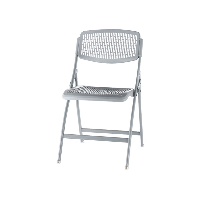 Silla de oficina plástica marco de metal silla de oficina contemporánea sin brazo