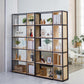 Modern Metal and Wooden Book Shelf Open Study Room Bookcase with Shelves Clearhalo 'Bookcases' 'furn' 'furn_bookcases' 'Furniture' 'Office Furniture' 1200x1200_7a0de815-a77d-415d-89bb-00c369ffbf46