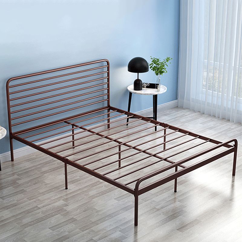 84.65 inch Wide Industial Bed Frame Metal Bed with Headboard Clearhalo 'Bedroom Furniture' 'Beds' 'furn' 'furn_beds' 'Furniture' 1200x1200_7a0f3d64-1890-4598-b20c-a008ab3d10d5