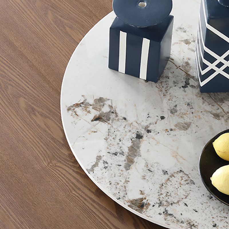 Modern Round Dining Table Wood Base Pedestal Table for Home Kitchen Clearhalo 'Dining Tables & Seating' 'Dining Tables' 'dining_table' 'furn' 'furn_dining_table' 'Furniture' 'Kitchen & Dining Furniture' 1200x1200_7a0f933b-ceca-4dc6-a7eb-be53f8fe0c51