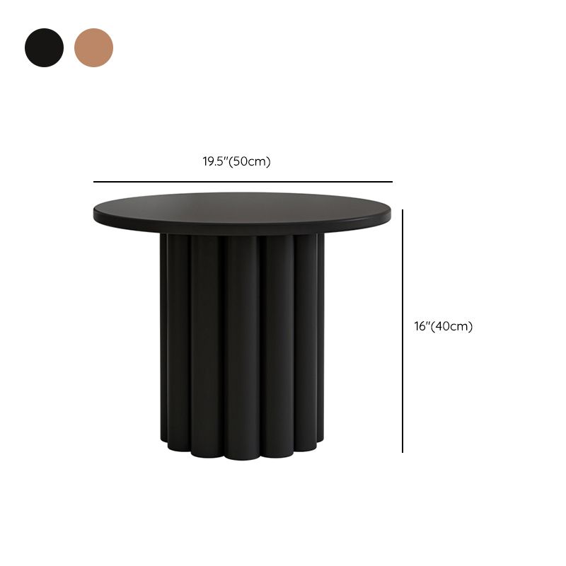 Modern Coffee Table Wooden Round Nesting Coffee Table Set with Pedestal Legs Clearhalo 'Coffee & Accent Tables' 'Coffee Tables' 'coffee_tables' 'furn' 'furn_coffee_tables' 'Furniture' 'Living Room Furniture' 1200x1200_7a108cb2-c778-4868-bf0f-39823b1cfad3