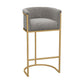 Milk Tea Shop Armed Stool Glam Matte Finish Velvet Bar Stool Clearhalo 'Bar Furniture' 'Bar Stools' 'bar_stools' 'furn' 'furn_bar_stools' 'Furniture' 'furniture_bar_stools' 'Kitchen & Dining Furniture' 1200x1200_7a10f650-e762-4243-98af-ce19fcb71f4c