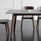 Stone Top Dining Table Mid-Century Modern Dining Table with 4 Oak Wood Legs Clearhalo 'Dining Tables & Seating' 'Dining Tables' 'dining_table' 'furn' 'furn_dining_table' 'Furniture' 'furniture_dining_table' 'Kitchen & Dining Furniture' 'kitchen' 'kitchen_dining_table' 1200x1200_7a11c6fc-2c63-4c7b-a367-b5c7fd1bd0e4
