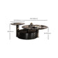 Minimalistic Slate Coffee Table Round Bunching Coffee Table Sets for Living Room Clearhalo 'Coffee & Accent Tables' 'Coffee Tables' 'coffee_tables' 'furn' 'furn_coffee_tables' 'Furniture' 'Living Room Furniture' 1200x1200_7a12e877-6c8f-48df-9744-7c7a5e62f57f