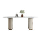 Nordic Glam Style Sintered Stone Oval Table Set 1/4/5/7 Pieces Dining Set Clearhalo 'Dining Room Sets' 'Dining Tables & Seating' 'dining_room_set' 'furn' 'furn_dining_room_set' 'Furniture' 'Kitchen & Dining Furniture' 1200x1200_7a13fb9d-81c8-4564-8f4a-891e374d8ac8