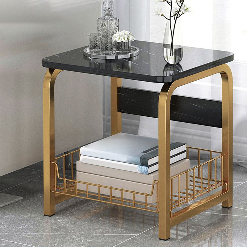 Moderner Holznachtständer 16,5 "/24,4" großer Nachttisch mit Regal