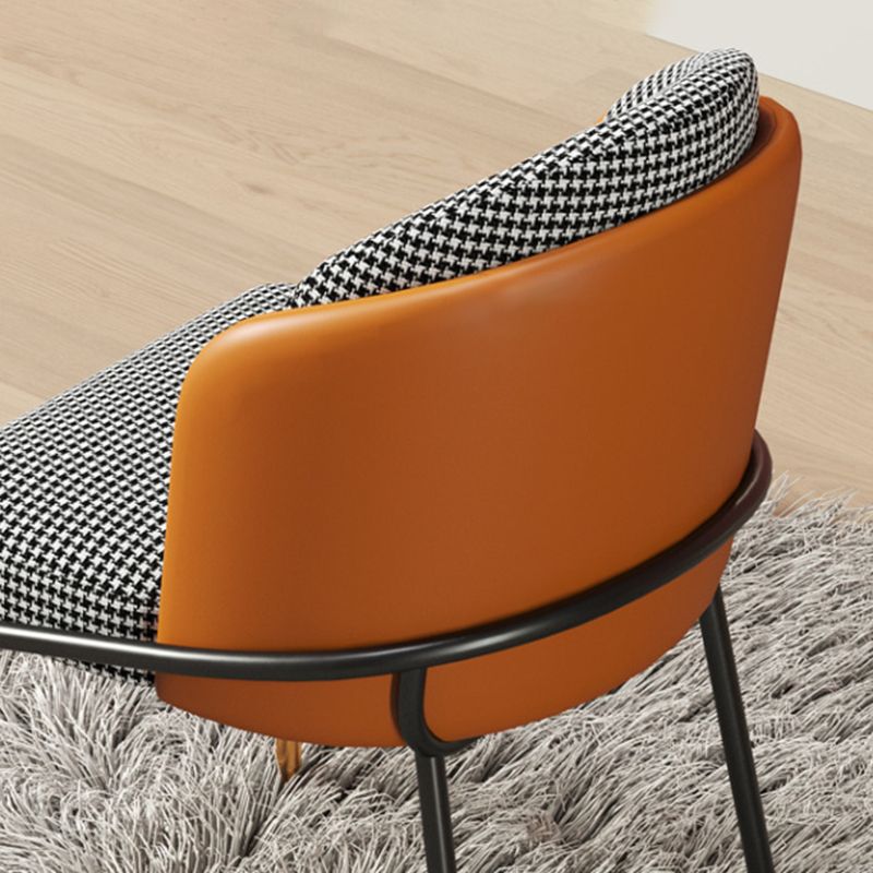 Glam Style Dining Chairs Armless Chairs for Kitchen with Metal Legs Clearhalo ' kitchen&dining_furn' 'Dining Chairs' 'Dining Tables & Seating' 'dining_chair' 'furn' 'furn_dining_chair' 'Furniture' 'furniture_dining_chair' 'Kitchen & Dining Furniture' 'kitchen' 1200x1200_7a16468e-d1c7-4c73-abe7-e866732f2672