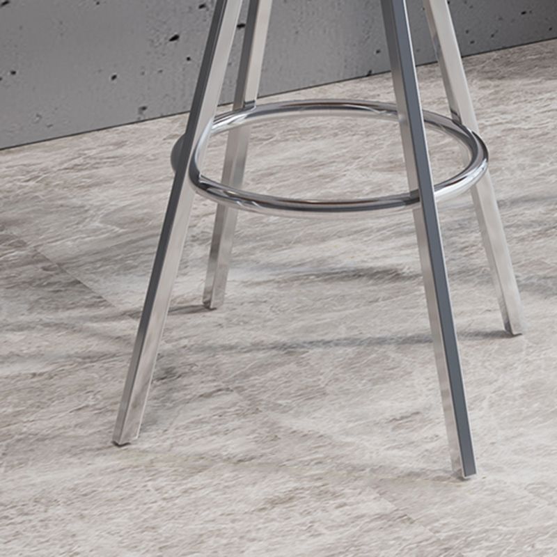 Industrial Style Barstools Leather Seats Metal 3 Legs Counter Stools for Dining Room Clearhalo 'Bar Furniture' 'Bar Stools' 'bar_stools' 'furn' 'furn_bar_stools' 'Furniture' 'furniture_bar_stools' 'Kitchen & Dining Furniture' 1200x1200_7a1842d4-d110-46ca-a982-f79f97f86120