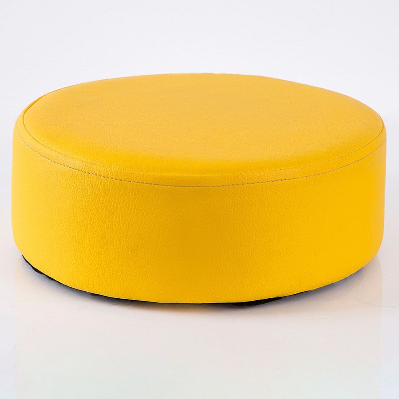 Modern Round Shape Pouf Leather Solid Color Pouf for Drawing Room Clearhalo 'furn' 'furn_ottomans_poufs' 'Furniture' 'Living Room Furniture' 'Ottomans & Poufs' 'ottomans_poufs' 1200x1200_7a197f5f-aa11-4b13-a0cd-5bb56b0bc431