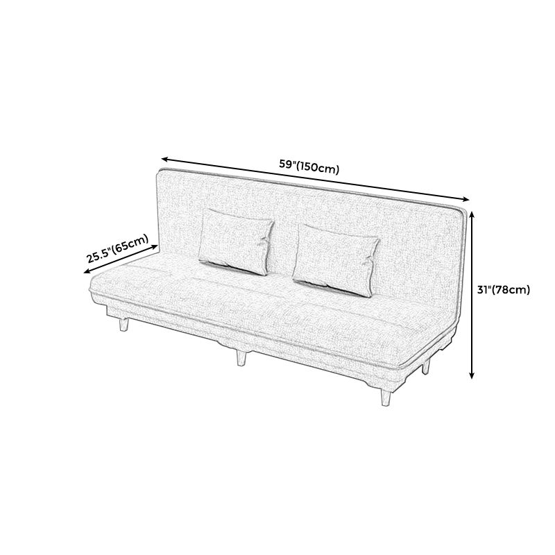 Contemporary Tight Back Convertible Sleeper Sofa for Bonus Room Clearhalo 'furn' 'furn_sofas' 'Furniture' 'furniture_sofas' 'kitchen' 'kitchen_sofas' 'Living Room Furniture' 'Sofa' 'sofas' 1200x1200_7a19b1e4-0e7c-4f5a-821a-0e837fa92806