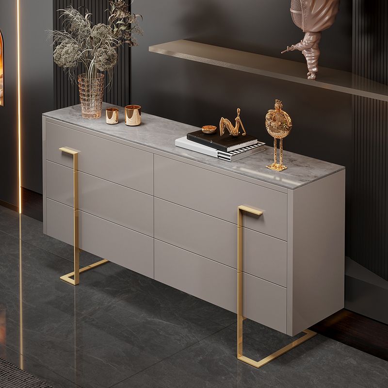 6 tiroirs buffet buffet contemporain serveur de cuisine pour la cuisine