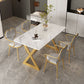 Metal Traditional Luxury Rectangular Dining Table Sintered Stone Table with Trestle Clearhalo ' dining_table' 'Dining Tables & Seating' 'Dining Tables' 'furn' 'furn_dining_table' 'Furniture' 'furniture_dining_table' 'Kitchen & Dining Furniture' 'kitchen&dining_furn' 'kitchen' 'kitchen_dining_table' 1200x1200_7a1b510b-3e4e-461f-aded-808095f57fa8