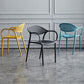 Contemporary Plastic Arm Chair Open Back Kitchen Dining Room Chair Clearhalo 'Dining Chairs' 'Dining Tables & Seating' 'dining_chair' 'furn' 'furn_dining_chair' 'Furniture' 'furniture_dining_chair' 'Kitchen & Dining Furniture' 1200x1200_7a1ddcf2-d670-4c35-a38d-c5b3f6db1f83