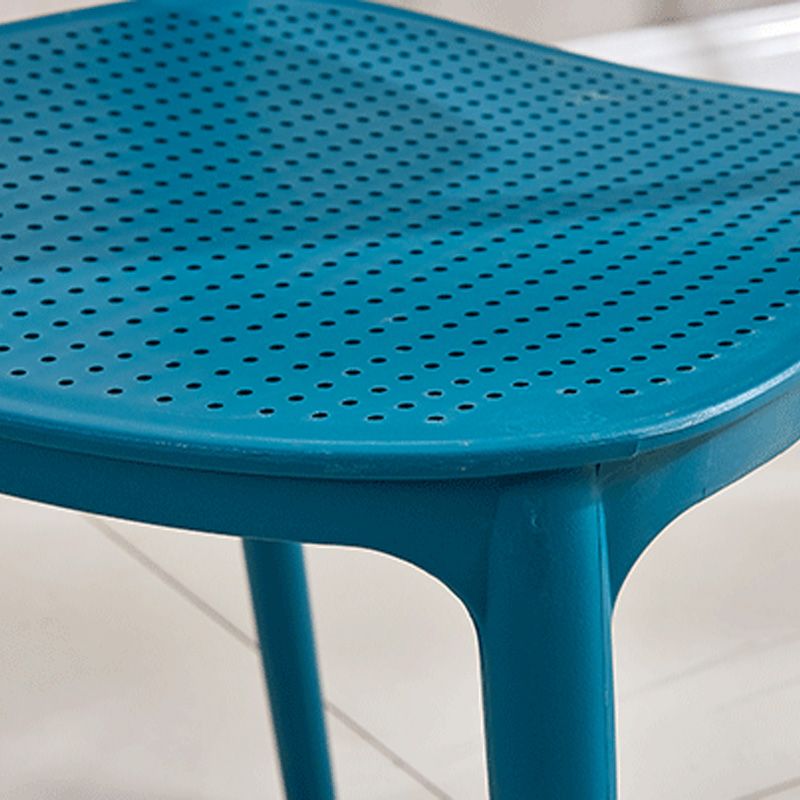 Plastic Modern Indoor-Outdoor Side Chair Home Open Back Dining Side Chair Clearhalo ' kitchen&dining_furn' 'Dining Chairs' 'Dining Tables & Seating' 'dining_chair' 'furn' 'furn_dining_chair' 'Furniture' 'furniture_dining_chair' 'Kitchen & Dining Furniture' 'kitchen' 1200x1200_7a1e8905-58e1-4f1c-b85b-28463cb80425