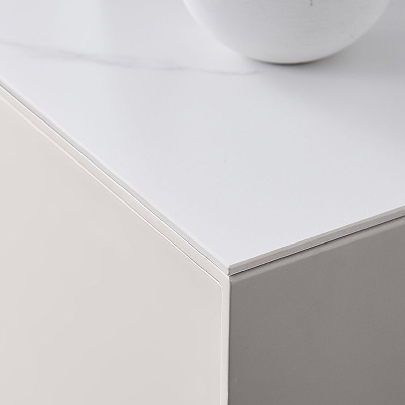 Tavolo di gioia in pietra sinterizzata Finitura antica a 3 disegni con gambe metalliche