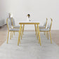 Minimalist Sintered Stone White Dining Set Rectangle Shape Standard Dining Set for Kitchen Clearhalo 'Dining Room Sets' 'Dining Tables & Seating' 'dining_room_set' 'furn' 'furn_dining_room_set' 'Furniture' 'furniture_dining_room_set' 'Kitchen & Dining Furniture' 'kitchen&dining_furn' 'kitchen' 1200x1200_7a223f89-de3a-4acb-b036-95cc50673c9a