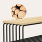 Metal Frame 1 Single Coffee Table Nordic Wood Rectangular Cocktail Table with Storage Clearhalo 'Coffee & Accent Tables' 'Coffee Tables' 'coffee_tables' 'furn' 'furn_coffee_tables' 'Furniture' 'Living Room Furniture' 1200x1200_7a22738d-77a2-4ce4-89fe-9bf940e671ad