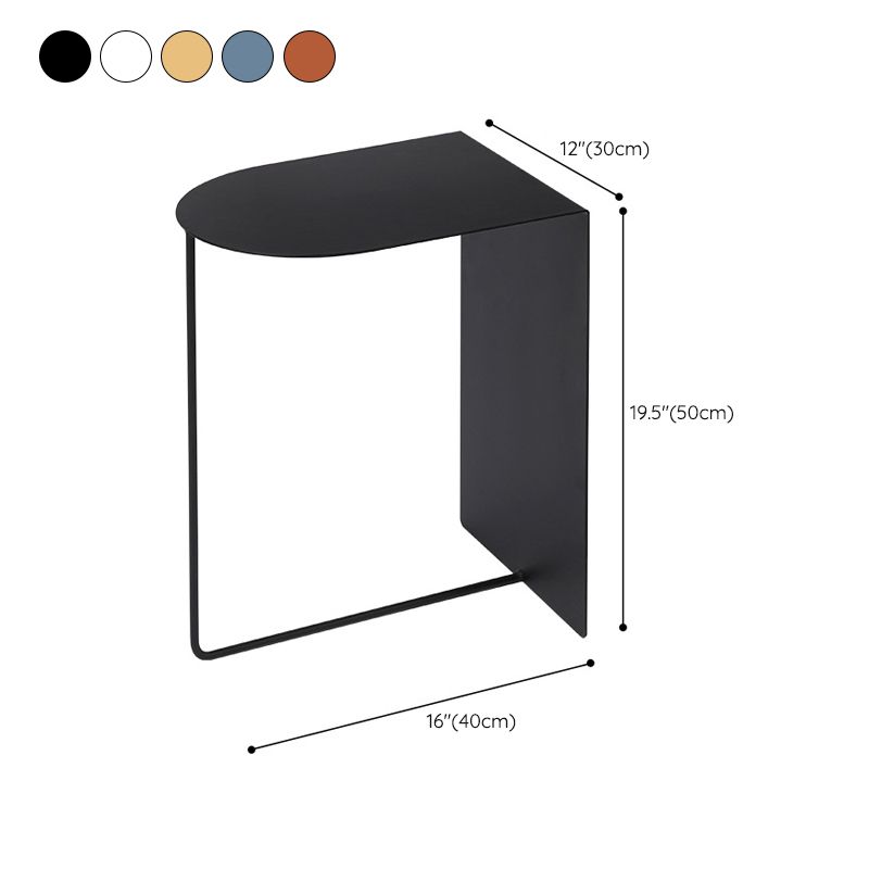 Iron Accent Table Nightstand Contemporary Bedside Cabinet ,19.7" Tall Clearhalo 'Bedroom Furniture' 'furn' 'furn_night_stand' 'Furniture' 'night_stand' 'Nightstands' 1200x1200_7a288c65-c3d2-4dd9-a69a-c4fefac0f531