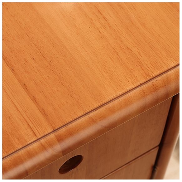 Mid-Century Rectangle Table Solid Wood Folding Table , 51"Lx34.6"Wx29.5"H