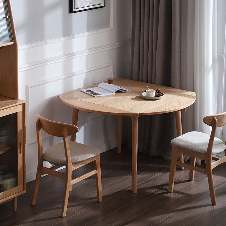 Oak Extendable Round Dining Table Modern Adjustable Square Wood Table with 4 Legs Clearhalo ' dining_table' 'Dining Tables & Seating' 'Dining Tables' 'furn' 'furn_dining_table' 'Furniture' 'furniture_dining_table' 'Kitchen & Dining Furniture' 'kitchen&dining_furn' 'kitchen' 'kitchen_dining_table' 1200x1200_7a2e6044-0917-405e-988d-bbd03c038002