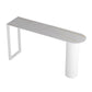 Freiform-Stehtisch-Set, 1/3/5-teilig, Bartisch und Hocker mit weißem Metallsockel