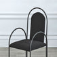 Glam Metal Dining Room Chairs Upholstered Side Armchair for Home Use Clearhalo ' kitchen&dining_furn' 'Dining Chairs' 'Dining Tables & Seating' 'dining_chair' 'furn' 'furn_dining_chair' 'Furniture' 'furniture_dining_chair' 'Kitchen & Dining Furniture' 'kitchen' 1200x1200_7a318591-8a31-4221-95a2-21fafe95e074