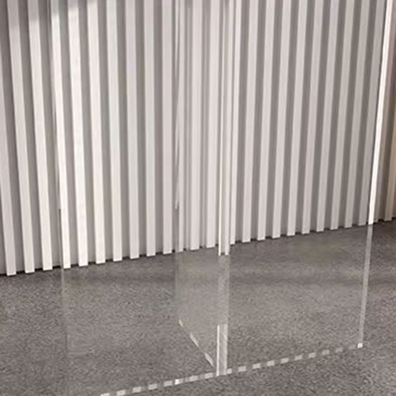 Table de la consola contemporánea de forma rectángulo Sofá de la consola de pino en natural/negro